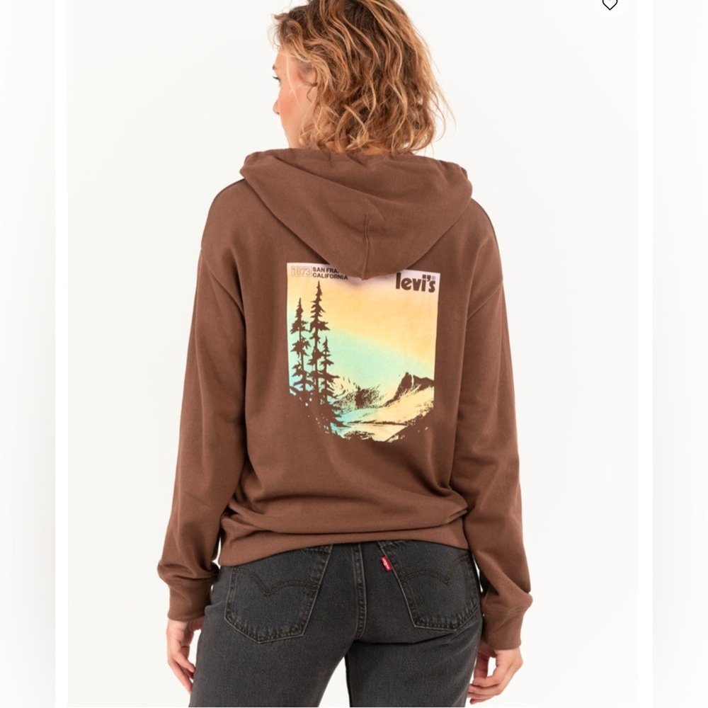 Levi’s San Fransisco,CA Nature Valley Hoodie Sweatshirt Size Girls Large